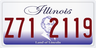 IL license plate Z712119