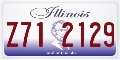 IL license plate Z712129
