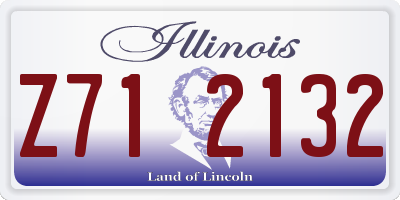 IL license plate Z712132