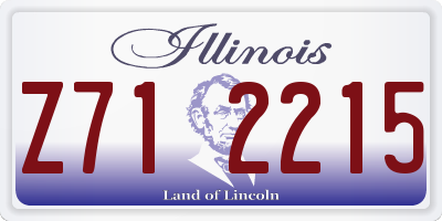 IL license plate Z712215