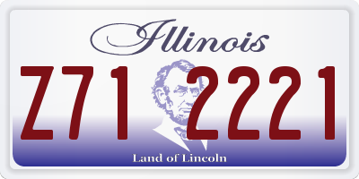 IL license plate Z712221