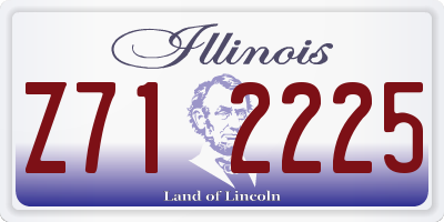 IL license plate Z712225