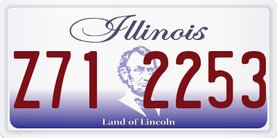 IL license plate Z712253