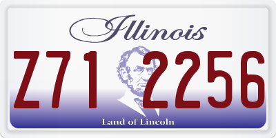 IL license plate Z712256