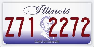 IL license plate Z712272
