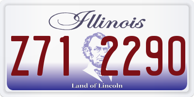 IL license plate Z712290