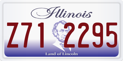 IL license plate Z712295