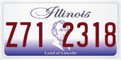 IL license plate Z712318