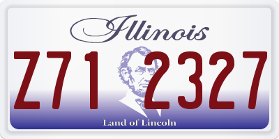 IL license plate Z712327