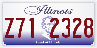 IL license plate Z712328