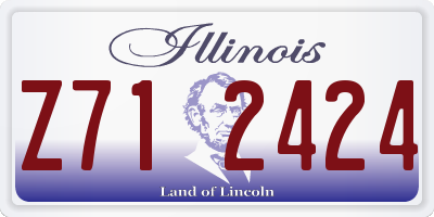 IL license plate Z712424