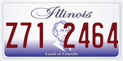 IL license plate Z712464