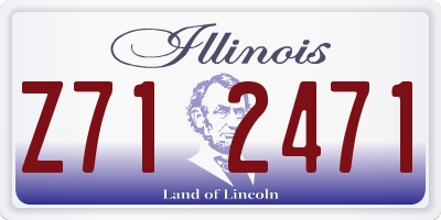 IL license plate Z712471