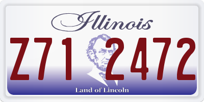 IL license plate Z712472