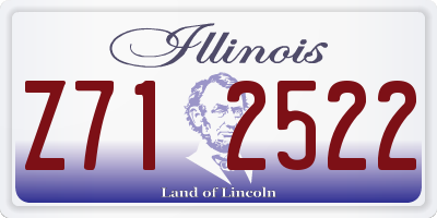 IL license plate Z712522