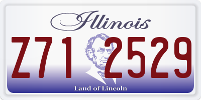 IL license plate Z712529