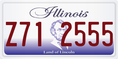 IL license plate Z712555