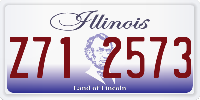 IL license plate Z712573