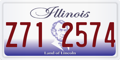IL license plate Z712574