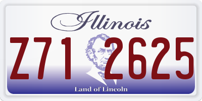 IL license plate Z712625