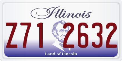 IL license plate Z712632