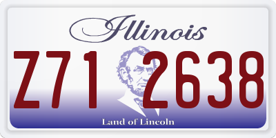 IL license plate Z712638