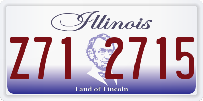 IL license plate Z712715