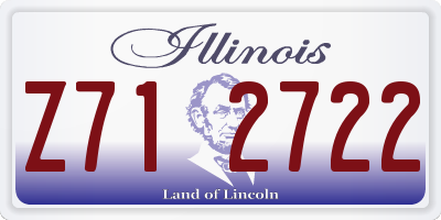 IL license plate Z712722