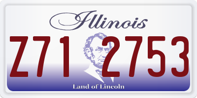 IL license plate Z712753