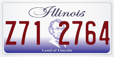 IL license plate Z712764