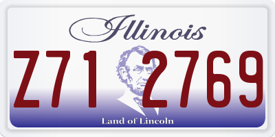IL license plate Z712769
