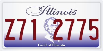 IL license plate Z712775