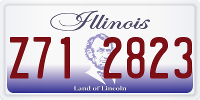 IL license plate Z712823