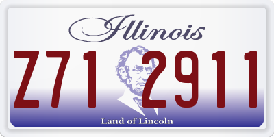 IL license plate Z712911
