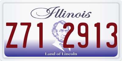 IL license plate Z712913