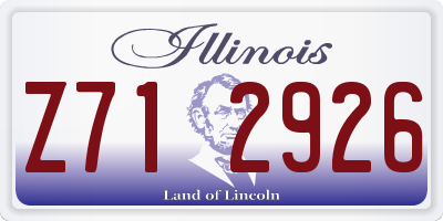 IL license plate Z712926