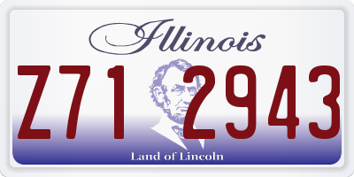 IL license plate Z712943