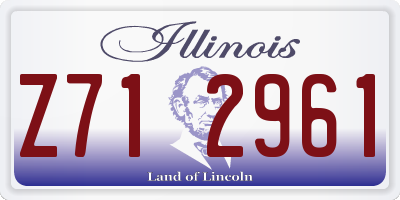 IL license plate Z712961