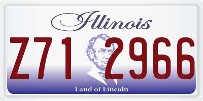 IL license plate Z712966