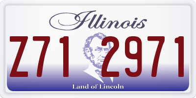 IL license plate Z712971