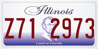 IL license plate Z712973