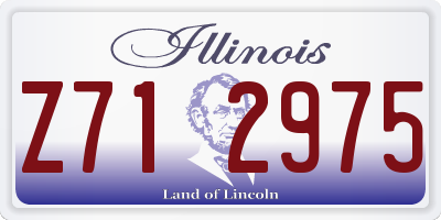 IL license plate Z712975