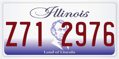 IL license plate Z712976