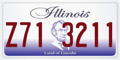 IL license plate Z713211