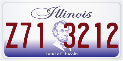 IL license plate Z713212