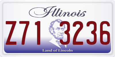 IL license plate Z713236
