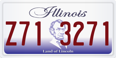 IL license plate Z713271
