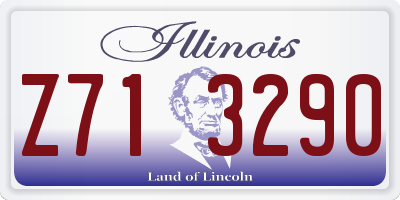 IL license plate Z713290