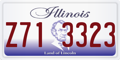 IL license plate Z713323