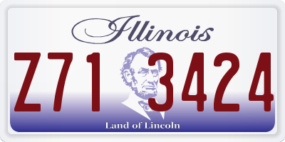 IL license plate Z713424